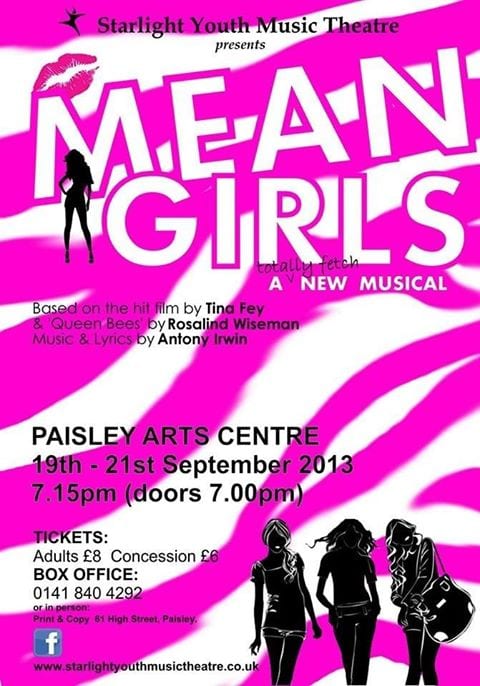 Mean Girls Musical at Paisley Arts Centre
