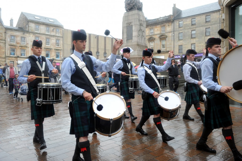 Paisley Pipe Band competition 2014