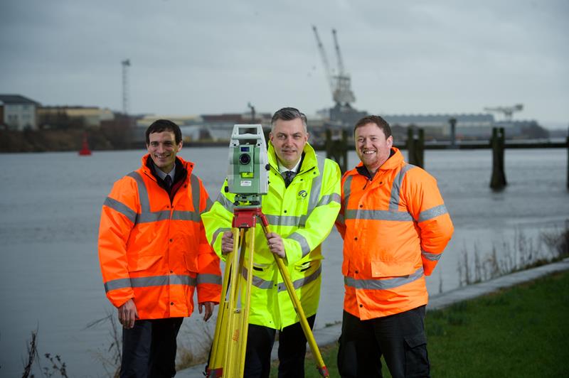 Stuart bloomfiled and Neil Cooper of Aird Geomatics