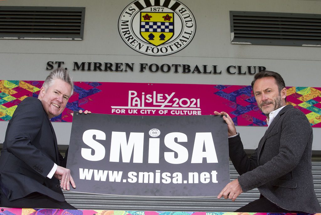 18/04/16... ST MIRREN PARK - PAISLEY. The St Mirren Independent Supporters Association (SMISA) has had a joint offer with ex-Saints director Gordon Scott for the majority shareholding in the club accepted in principle by the selling consortium.  Gordon Scott, George Adam