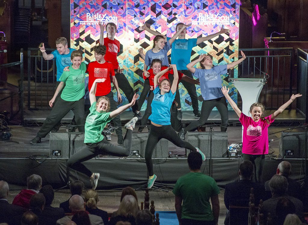 PACE Youth Theatre performing at the launch of the CHE Fund earlier this year