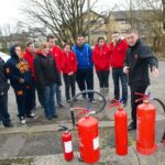 Recruits learn about fire safety