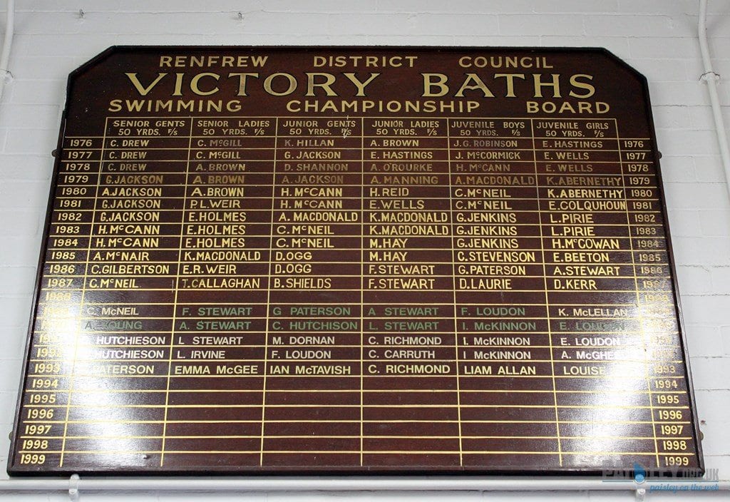 Renfrew Victory Baths Paisley Scotland