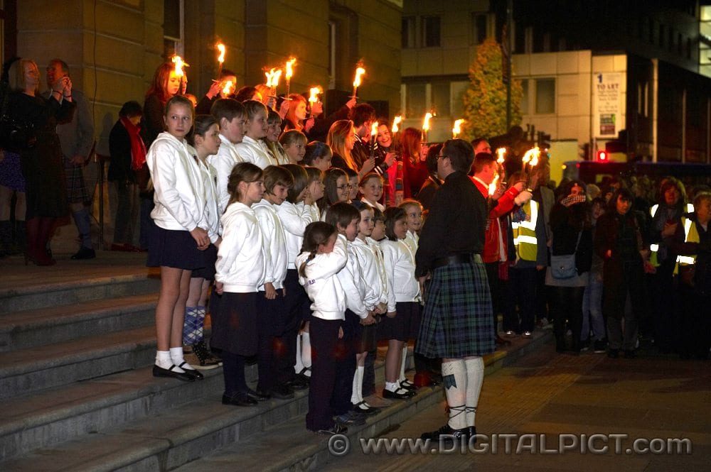 Royal National Mòd torchlight parade