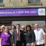 MP Visit to DEBRA Charity Shop