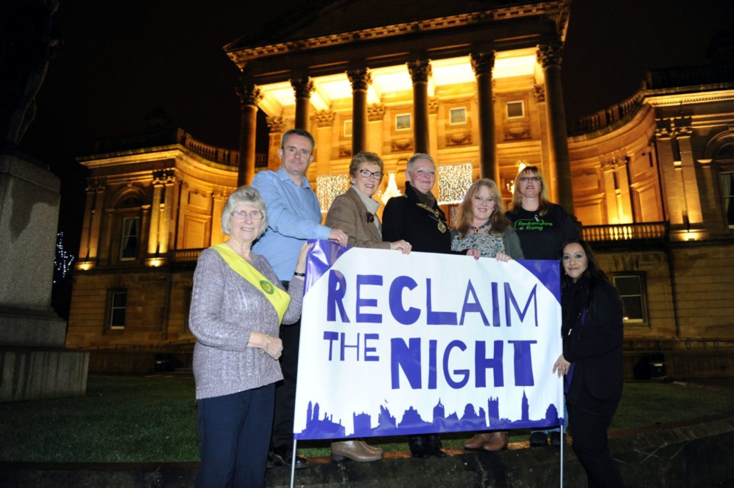 Hundreds turnout to support Renfrewshire’s first Reclaim the Night Procession