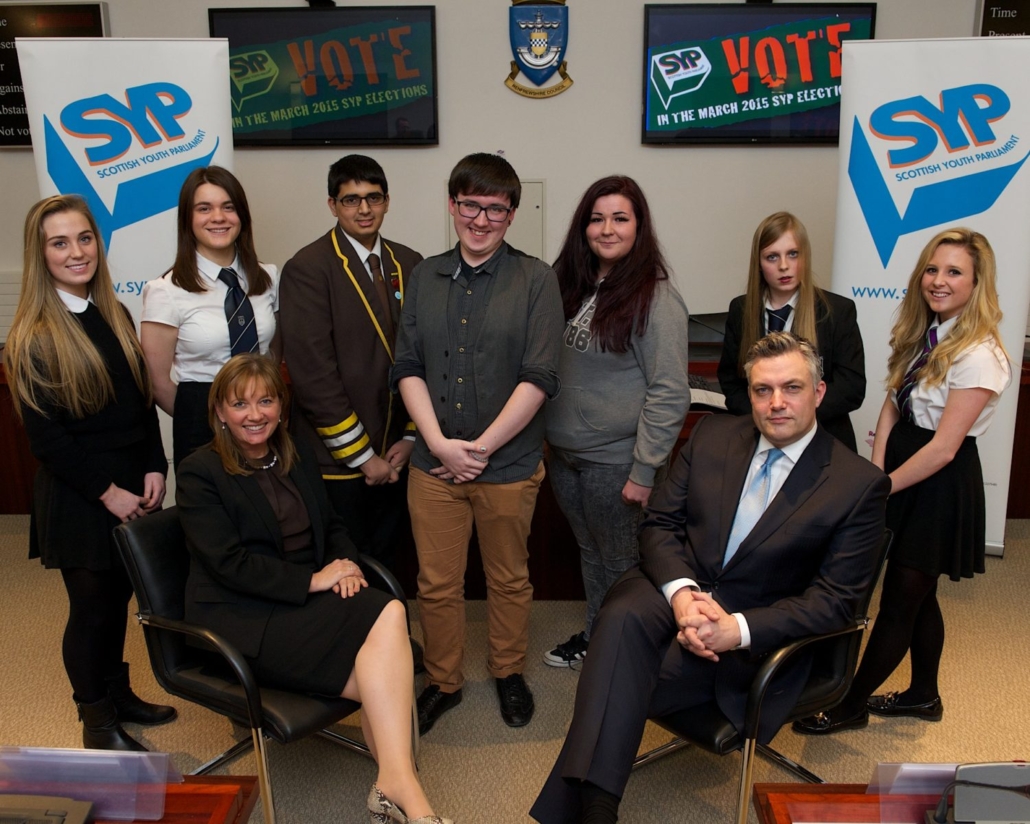 Youth Parliament candidates meet with Council Leader