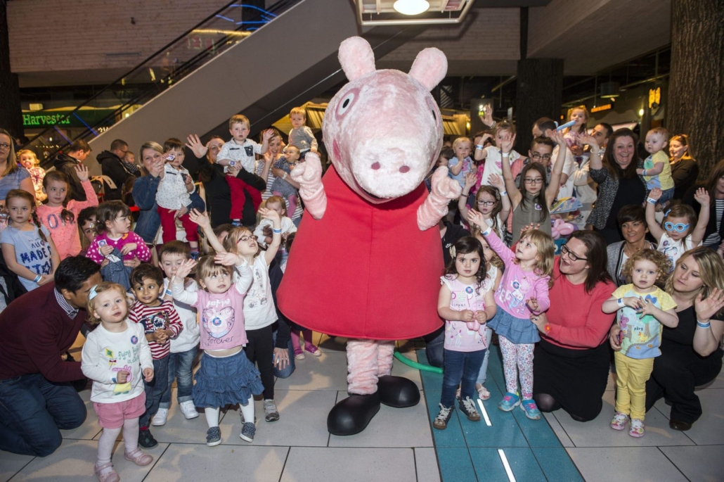 Kids joy as they meet telly favourite Peppa Pig