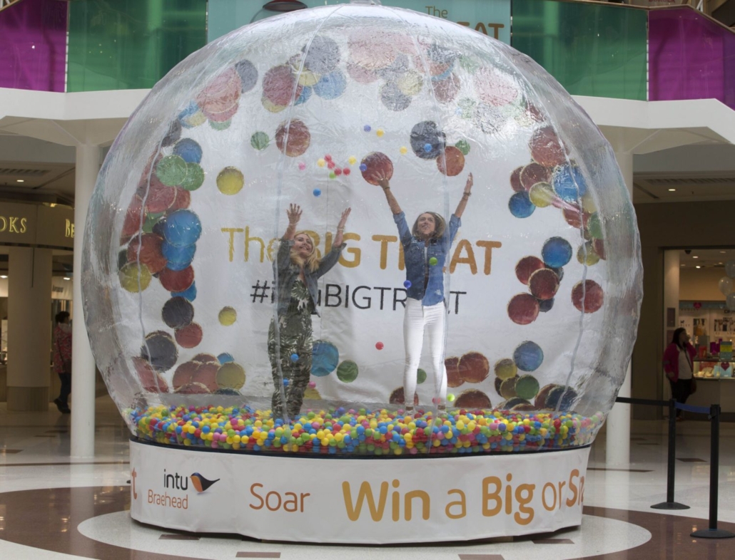 Shoppers prize treat with Giant Gumball Machine