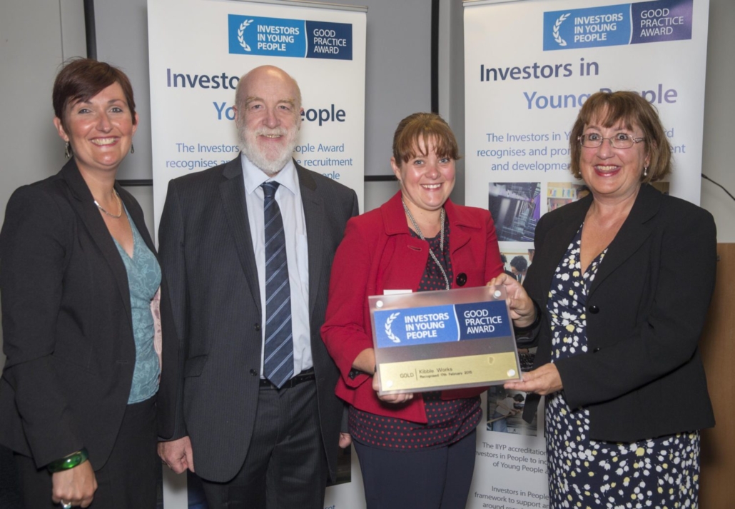 Top award for Kibble’s work with young people