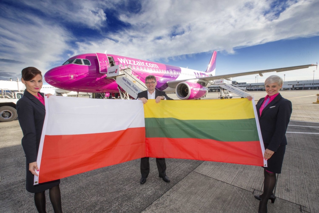Wizz Air’s new Vilnius and Lublin services take off from Glasgow
