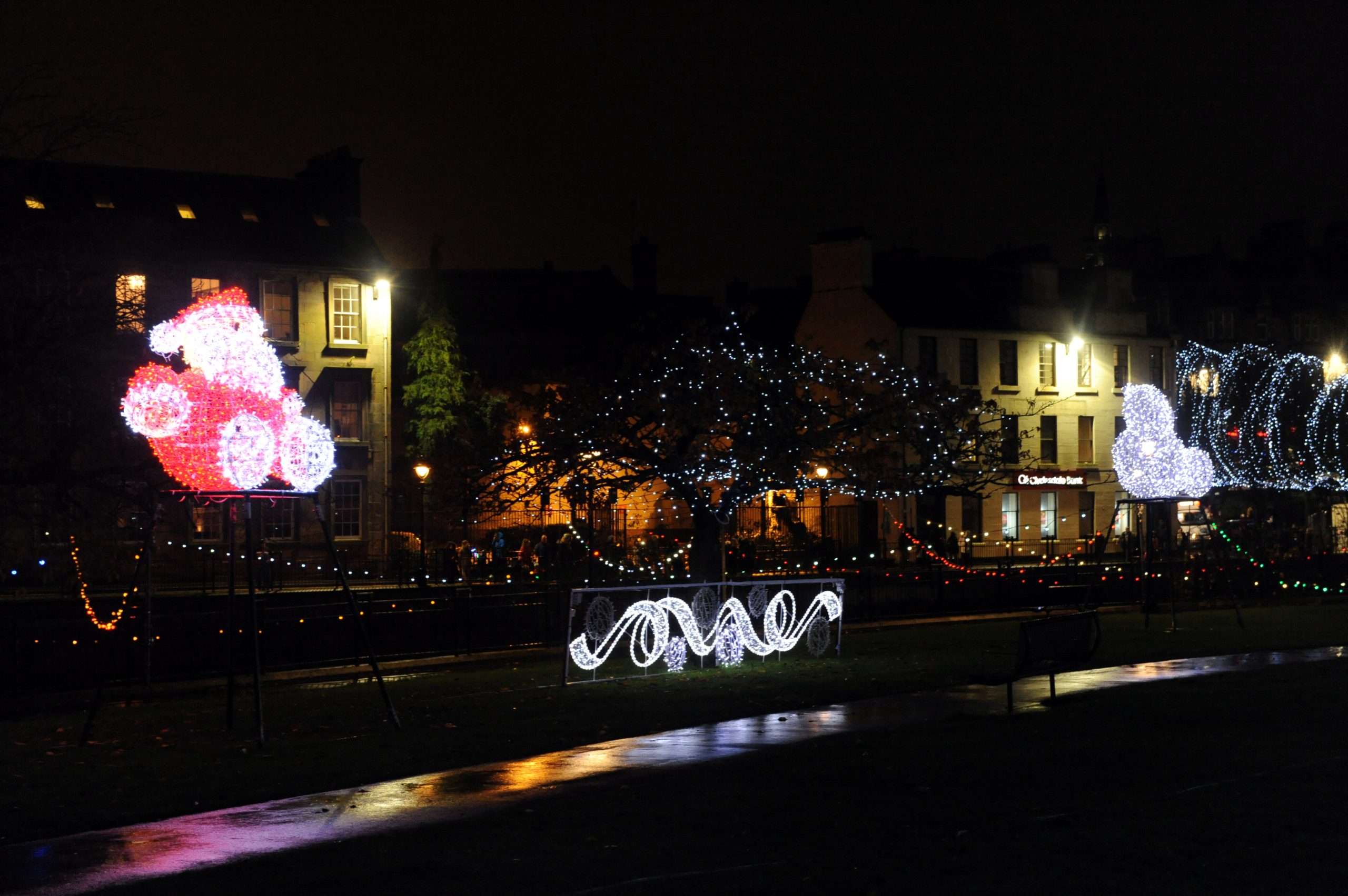 Paisley lights up during Christmas switchon Paisley Scotland
