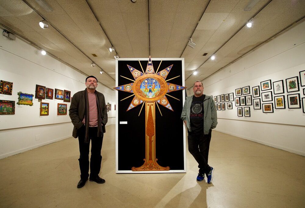 Brothers team up for first joint art exhibition