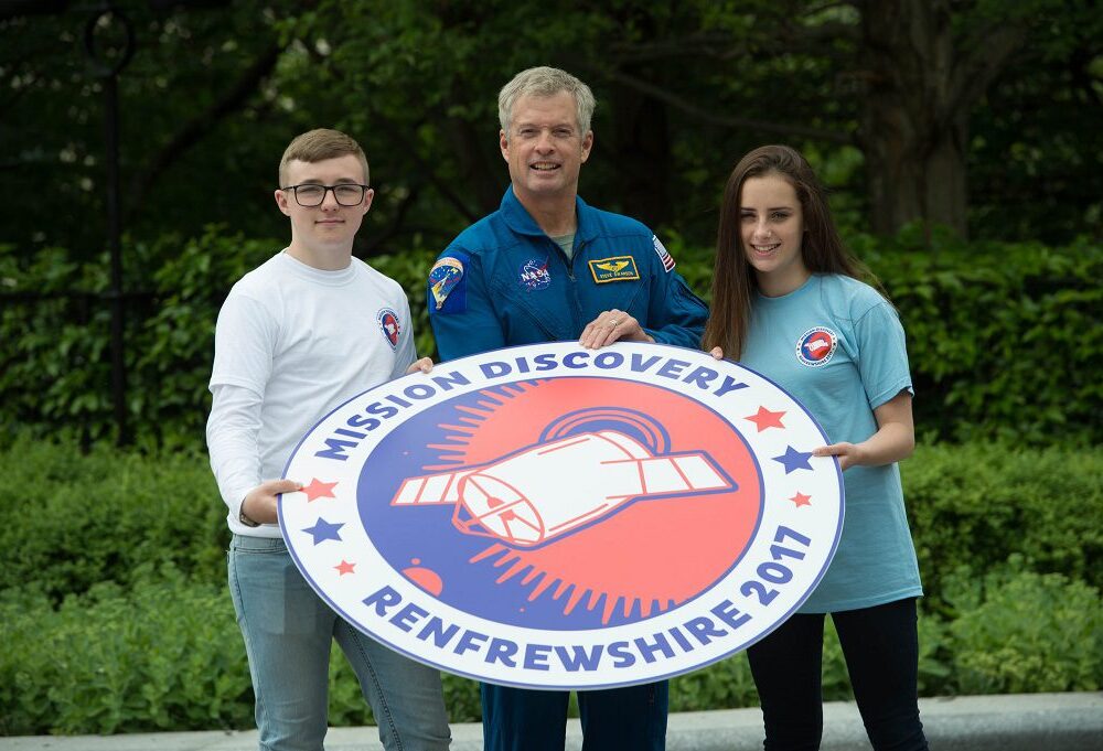 NASA astronaut launches out of this world space school in Renfrewshire