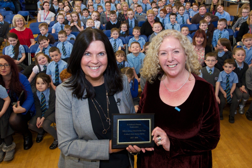 Primary school in Renfrewshire announced as first Scottish title holder of UKLA Literacy School of the Year