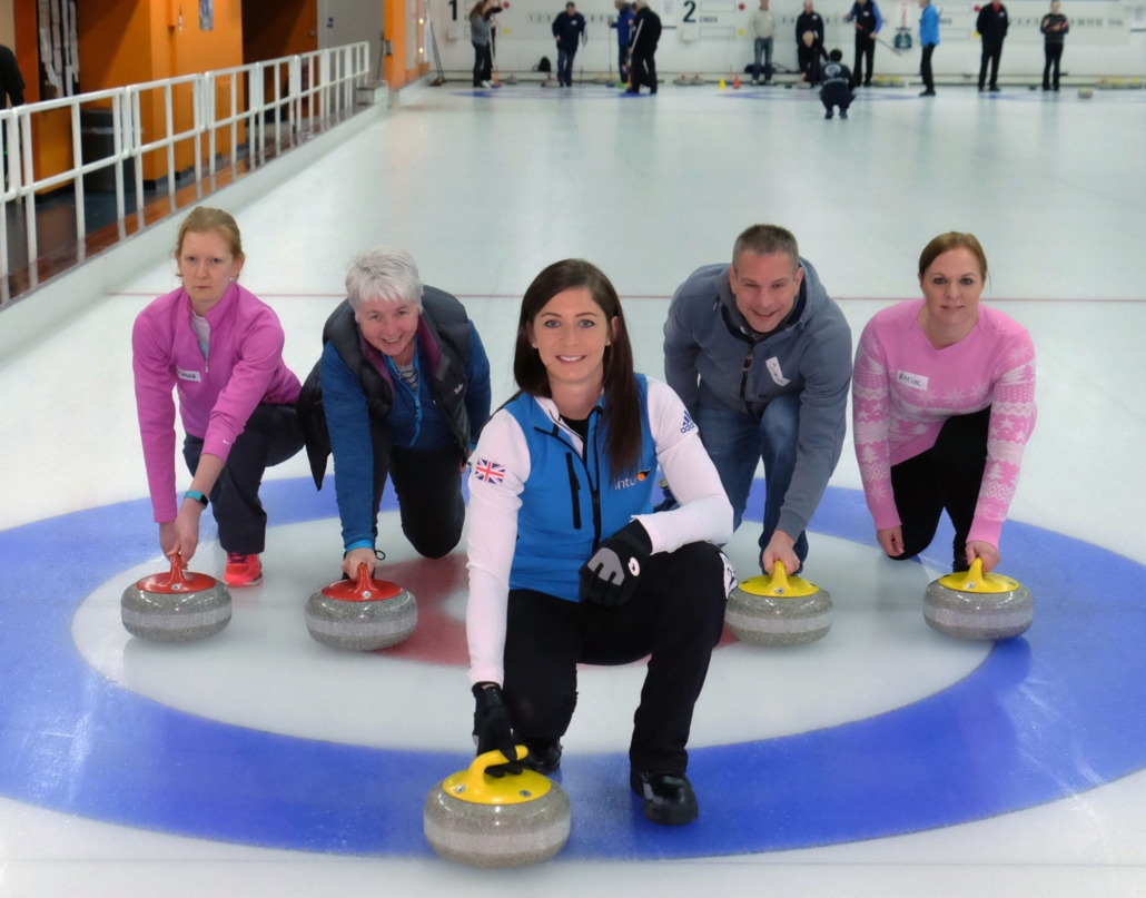 Eve Muirhead gets back to grassroots curling by coaching beginners