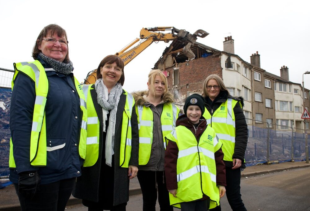 Johnstone Castle regeneration work underway to create homes fit for the 21st century