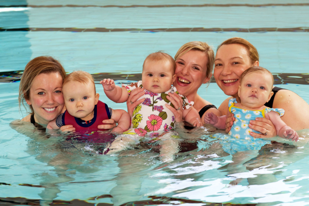 Parents get to swim with their water babies for free