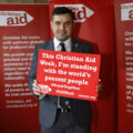 Gavin Newlands MP shows his support for Christian Aid Week