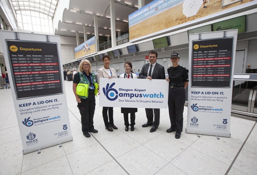 Glasgow Airport launches Campus Watch initiative ahead of peak summer period