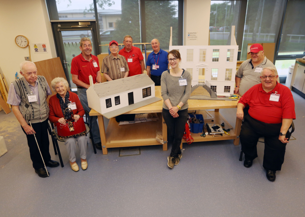 Veterans get crafty modelling popular Paisley buildings