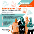 Ferguslie Info Days – Pop in for a chat!