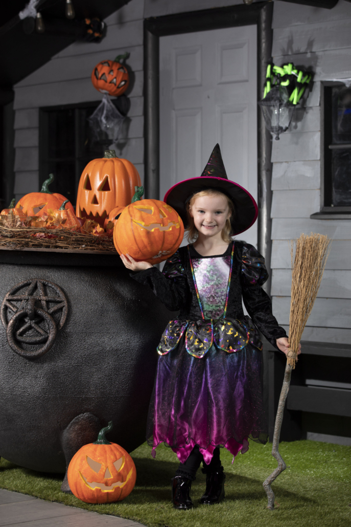 Ava casts a fun spell at Witch’s Garden