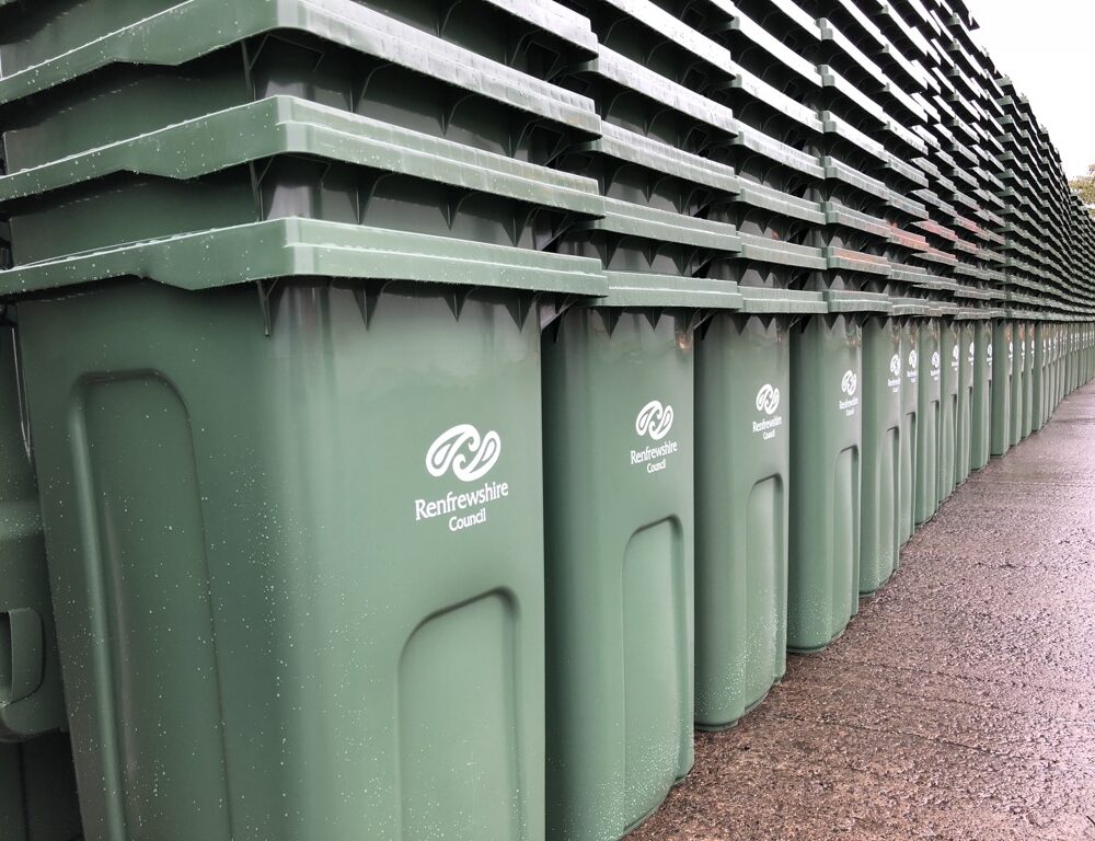 Recycling bins set to be delivered across Renfrewshire