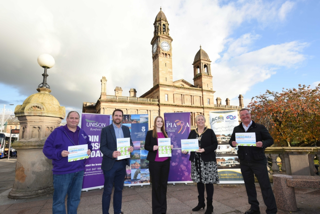 Sponsors show their support for Provost’s Community Awards in Renfrewshire