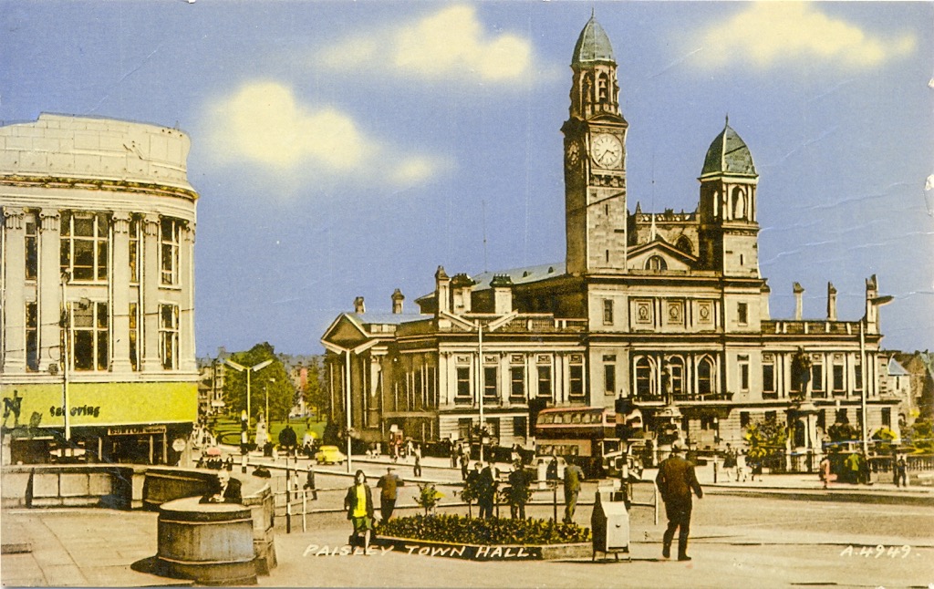 PA694 Paisley Town Hall, 1960