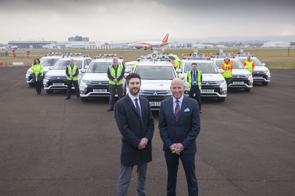 Glasgow airport hybrid Vehicles