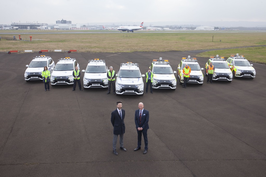 Glasgow airport hybrid Vehicles