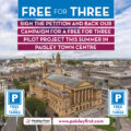 Paisley First to launch Petition for Free for Three Pilot Project