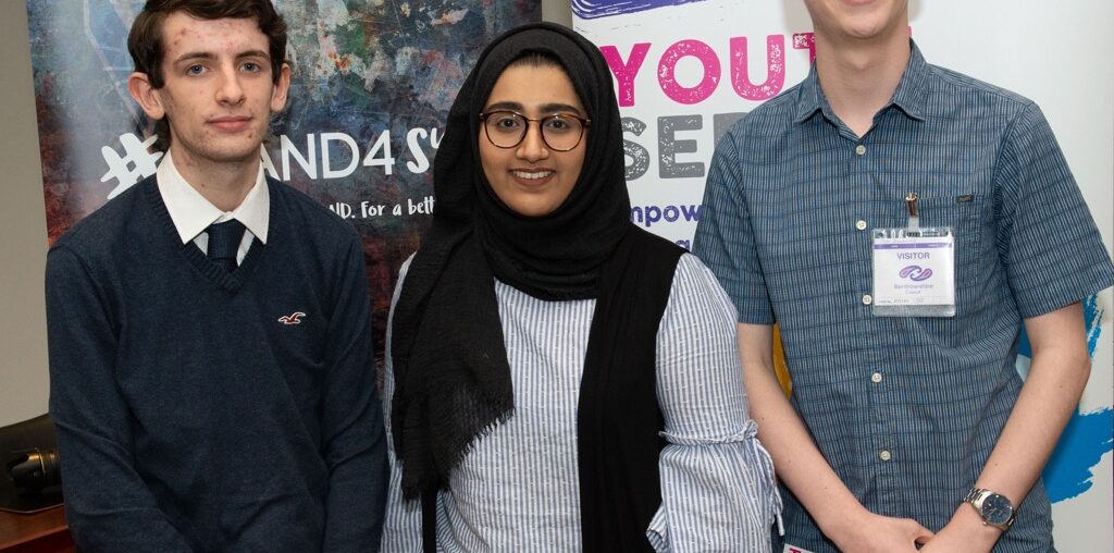 Outgoing MSYPs - Maria Alam, Josh Kennedy and Stirling McGee