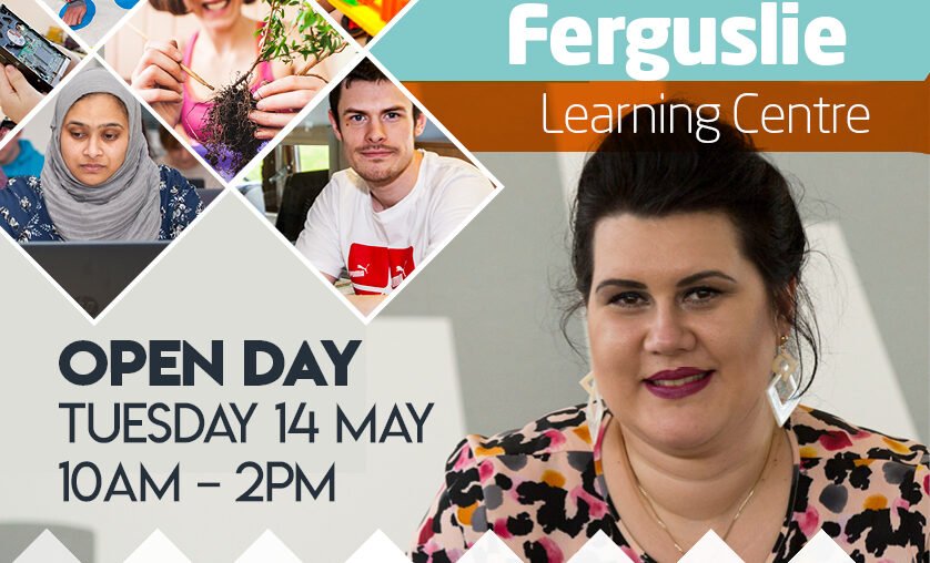 Social Media Advert - Ferguslie Learning Centre - May Open Day