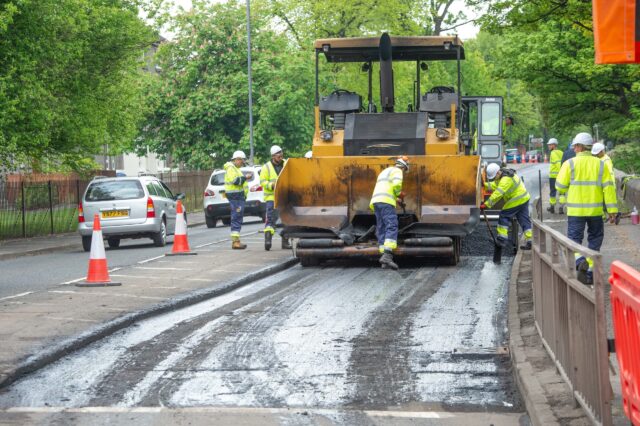 Works taking place at Inchinnan road (2)