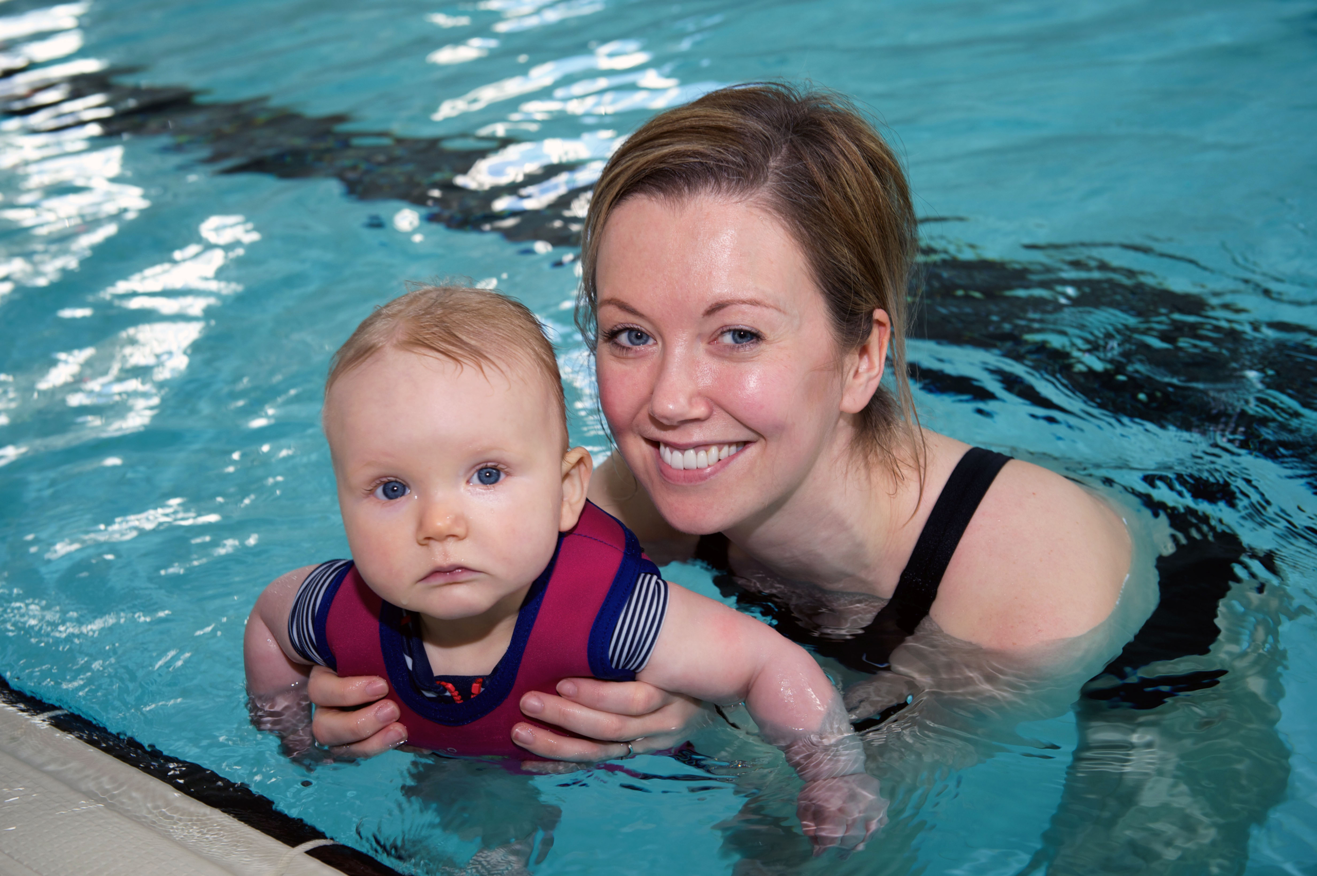 Free Baby swims at Johnstone Sports Hub 20.4.18