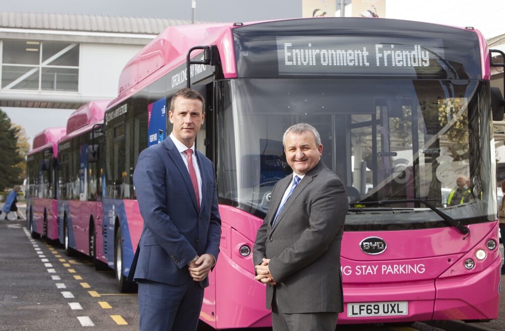 GLASGOW BECOMES FIRST UK AIRPORT TO INTRODUCE ELECTRIC BUS FLEET TO ITS OPERATION