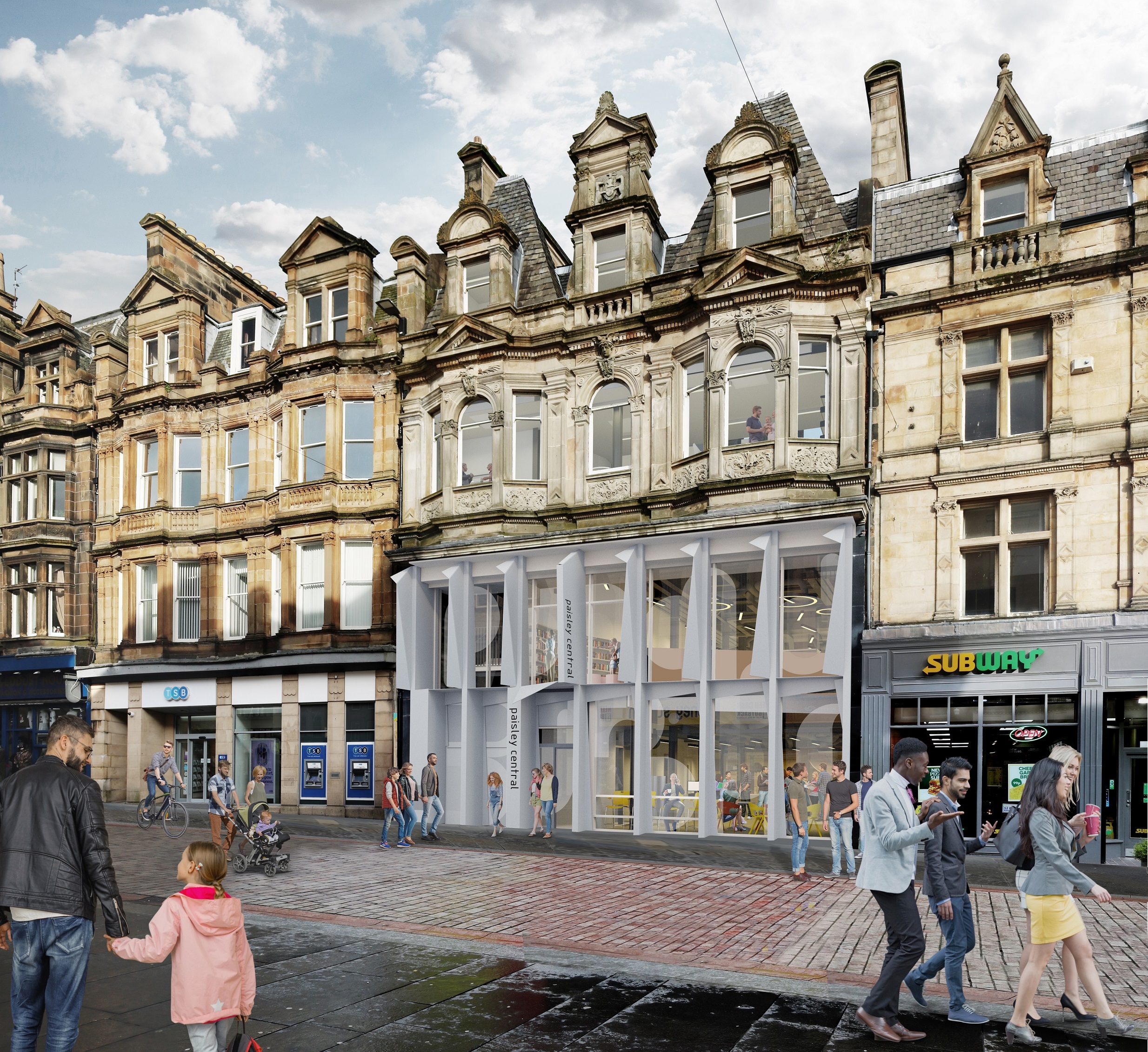 First Images Revealed Of New Paisley High Street Learning And Cultural Hub Paisley Scotland