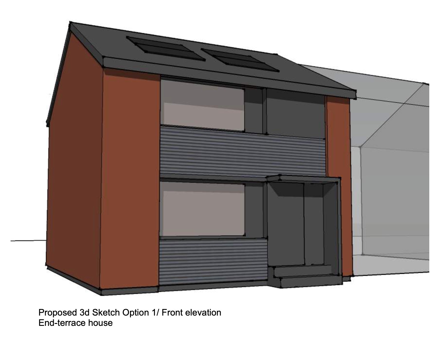 Proposed front elevation