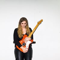 lisa and new guitar