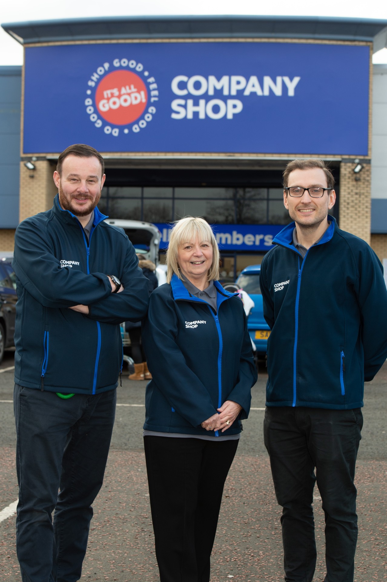 Company Shop staff - Paul Gallagher-Janette OBrien-Jamie Kilpatrick