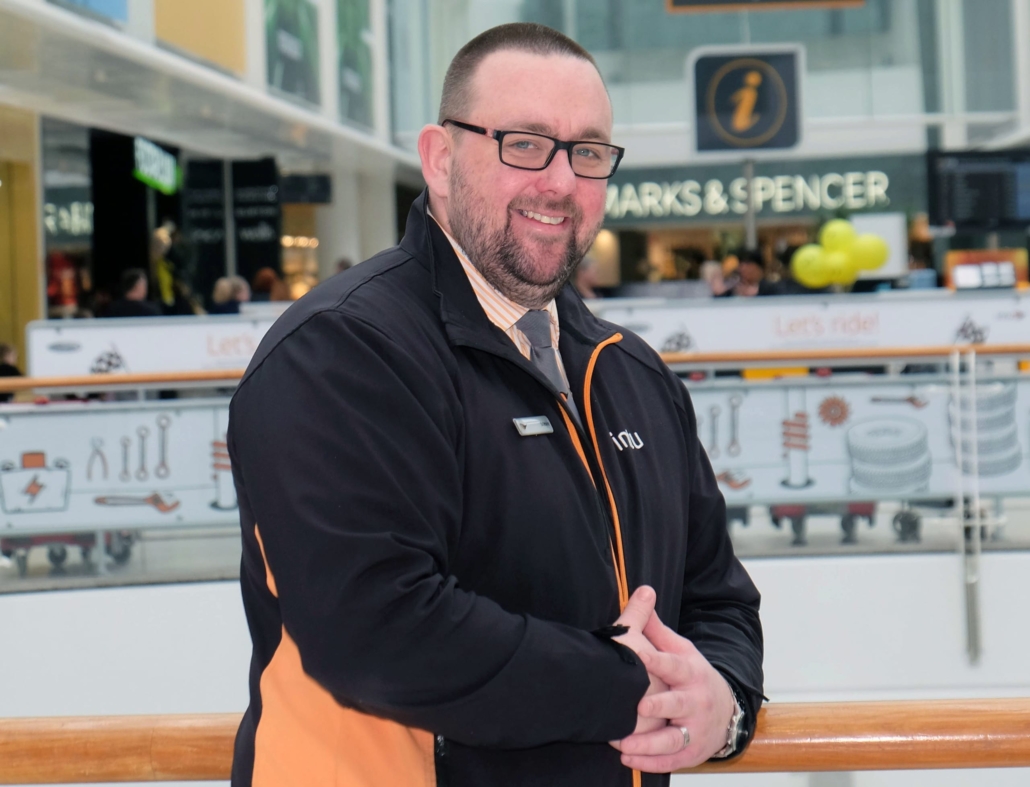 A security staff manager at intu Braehead is in the running for a top national award. Stephen Stronach, 36, from Linwood, Renfrewshire is one of three students who have been shortlisted for the Chartered Management Institute Student of the Year Award. He has recently passed his Level 8 Award in Management and Leadership as a mature student after intu Braehead paid for a lecturer from West College Scotland to visit the centre to give lectures to a dozen security staff. Stephen, a security duty manager, who has worked at intu Braehead for 14 years explains: “I’ve never had any further education qualifications before and it’s been great learning the theory behind the things we do on a day-to-day basis. “I really appreciate the opportunity the company has given me and I’m sure having this qualification will help me develop my career.” Peter Beagley, intu Braehead centre director said: “Stephen has studied hard to get this management and leadership qualification and his dedication has been recognised by the fact he has been shortlisted for this CMI Student of the Year Award. It’s a fantastic achievement.” The Chartered Management Institute is the UK’s only chartered professional body dedicated to promoting the highest standards in management and leadership excellence. The outright winner of the Student of the Year Award is due to be announced next week.