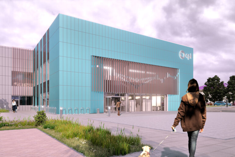 Artist’s rendering of the Medicines Manufacturing Innovation Centre in Renfrewshire, UK