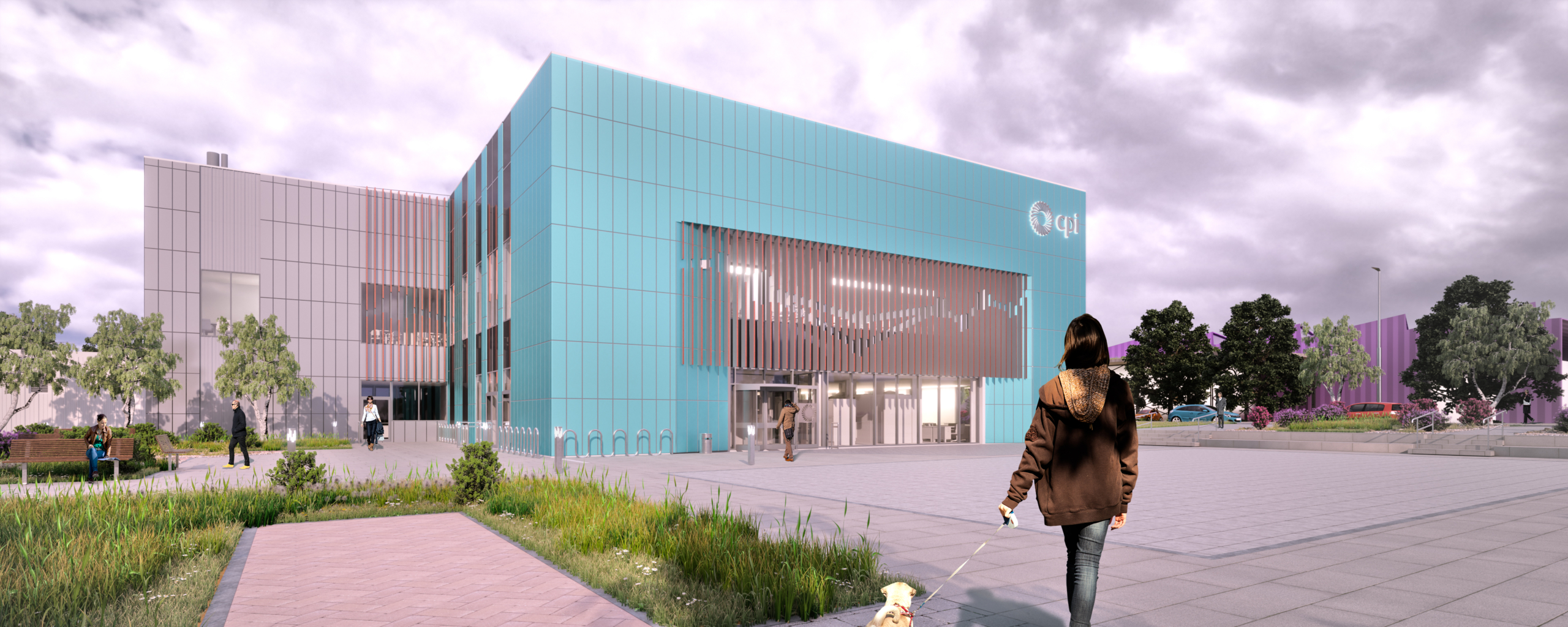 Artist’s rendering of the Medicines Manufacturing Innovation Centre in Renfrewshire, UK