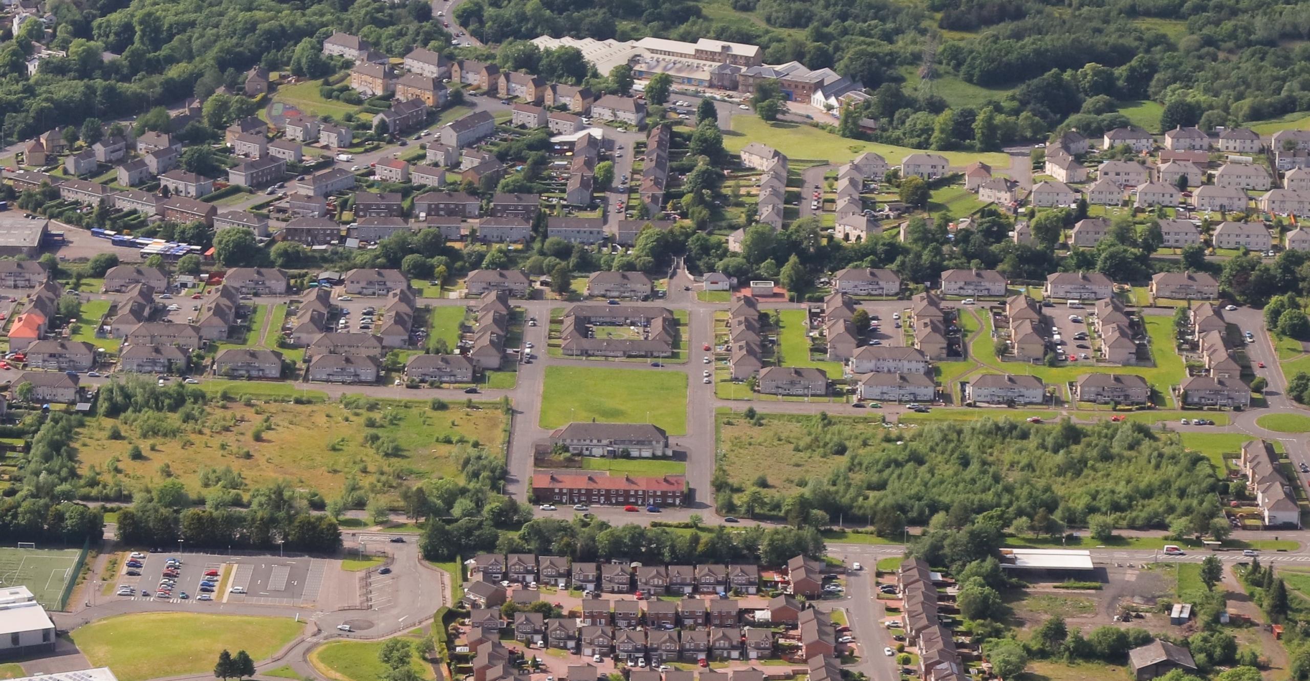 howwood road from above