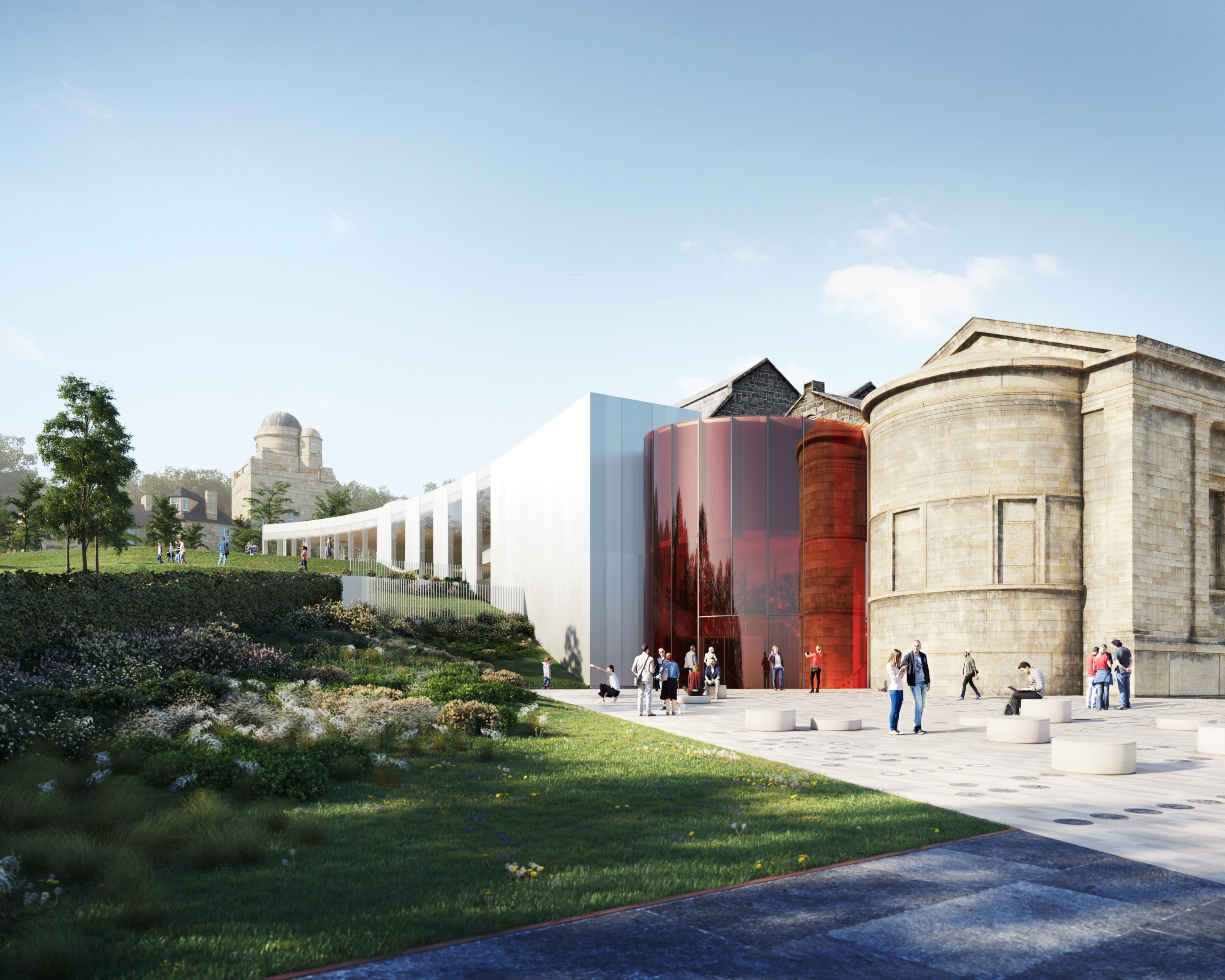 AL_A Paisley Museum - External Design extension and garden
