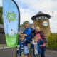 The Cassidy family attend the launch of Beat the STreet Renfrewshire at Castle Semple visitor centre