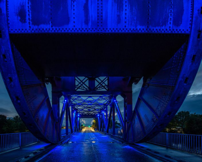 Bascule Bridge, Renfrew - blue (1)