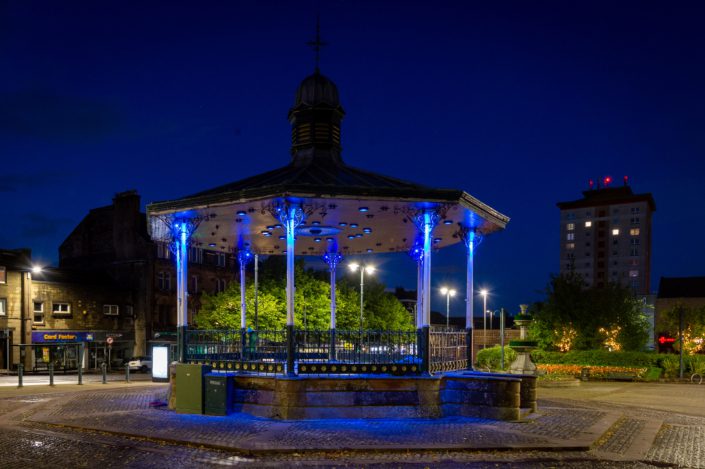 Houstoun bandstand, Johnstone - blue (1)